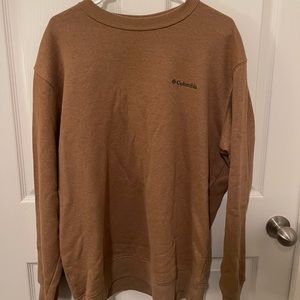 Columbia, brown, sweatshirt, large